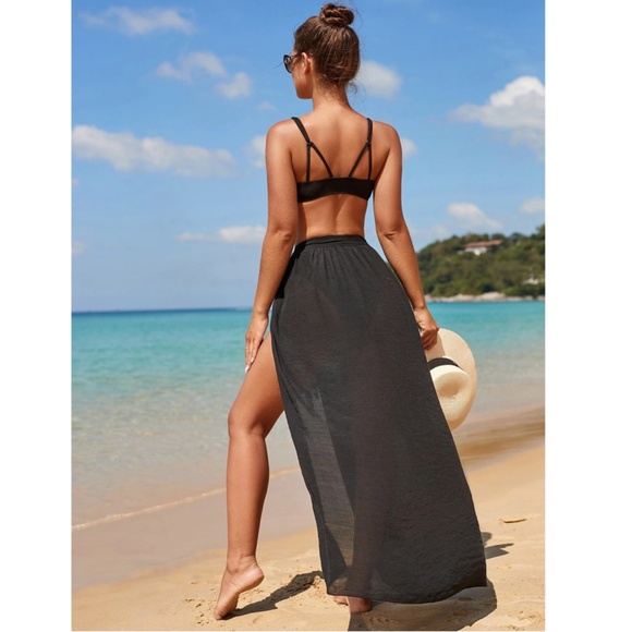 Black Sarong Skirt - Picture 4 of 13